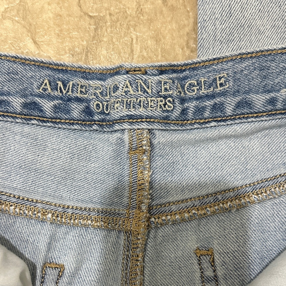 American Eagle Outfitters Light Blue Relaxed Pants - Picture 6 of 8